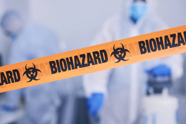Professional Biohazard technician working in Conroe, TX